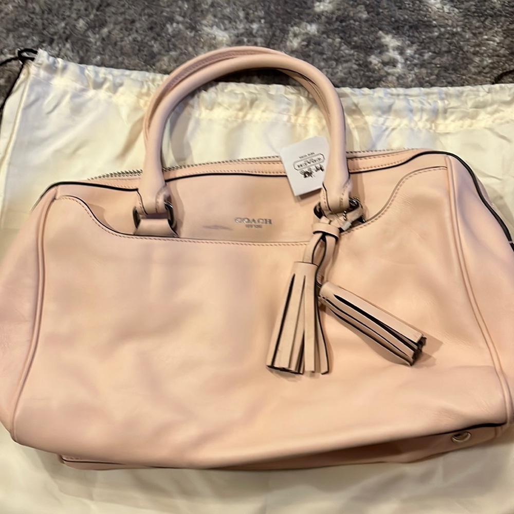 NWT Coach legacy leather holly satchel